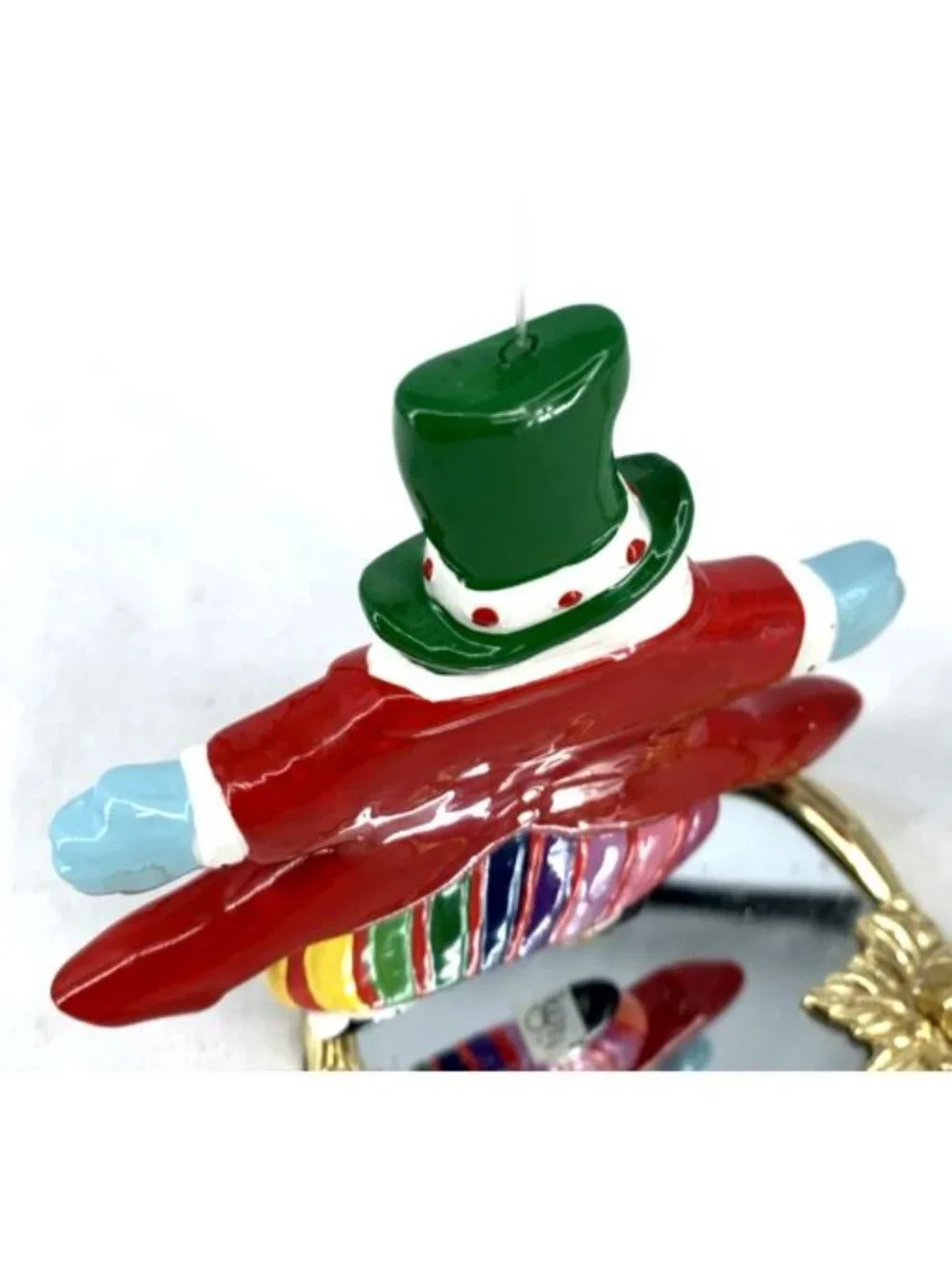 Dept 56 Brightly Snowman Christmas Ornament Porcelain 5